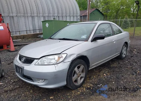 2004 Honda Civic Ex from USA, damaged, VIN 1HGEM22934L012229